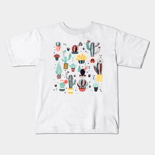 Cactus in a pot Kids T-Shirt